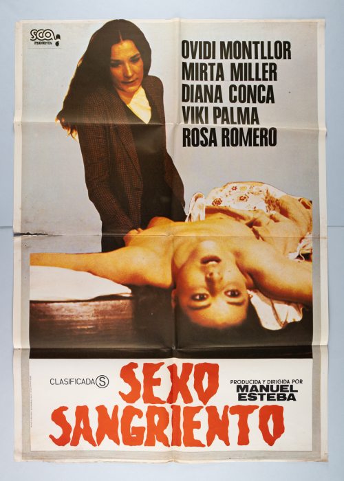Bloody Sex / Sexo sangriento - Spanish One-Sheet