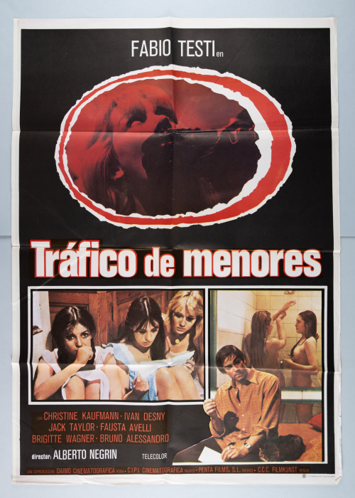 Red Rings of Fear / Enigma rosso - Spanish One-Sheet