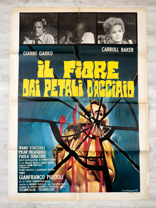 The Flower with the Deadly Sting / Il fiore dai petali d'acciaio - Italian Due-Fogli (2F)