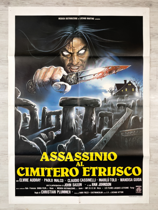 The Scorpion with two tails / Assassinio al cimitero etrusco - Italian Due-Fogli (2F)