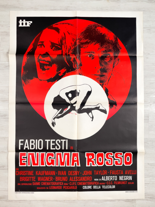 Red Rings of Fear / Enigma rosso - Italienisches Due-Fogli - Italian Due-Fogli (2F)