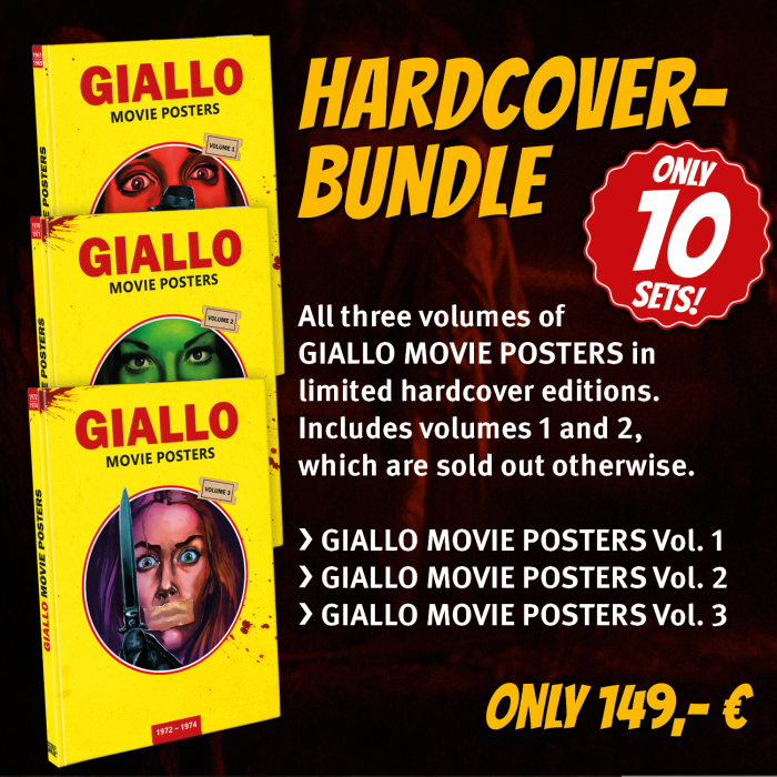 BUNDLE #5: GIALLO MOVIE POSTERS Vol. 3 (Hardcover)
